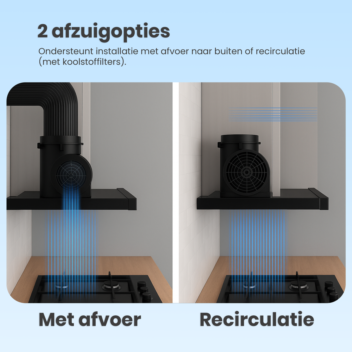 Heinner HTCH-490GBK afzuigkap – energielabel C – zwart – foto 4