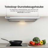 Heinner HTCH-490IX cooker hood – energy class C – stainless steel – image 4