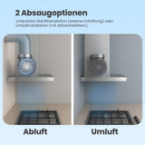Heinner HTCH-F400BK afzuigkap – energielabel B – zwart – foto 4