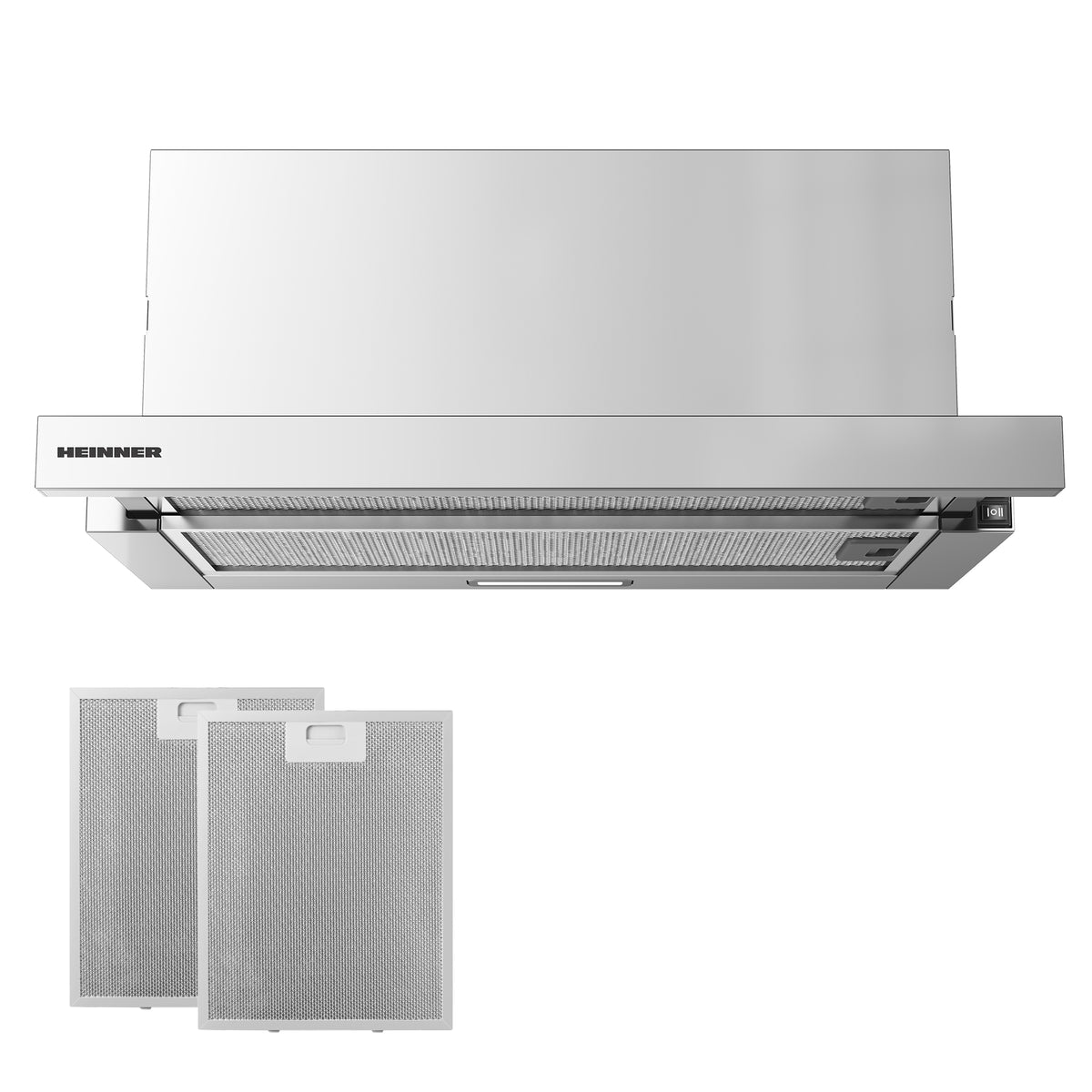 Heinner HTCH-MD400IX afzuigkap – energielabel B – inox – foto 1