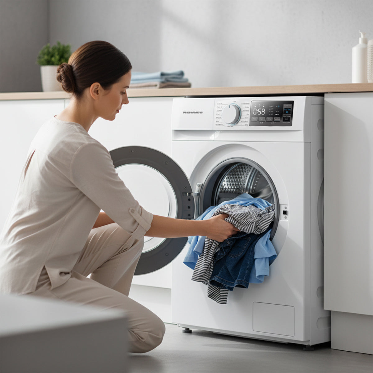 Wasmachine Heinner HWM-M914IVNA – 9 kg – 1400 toeren – 15 wasprogramma’s – energielabel A – foto 4