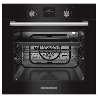 Inbouw oven Heinner HBO-S569LDTGC-GBK – 56 liter – hetelucht – grill – digitaal – zwart