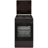Cuisinière à gaz Heinner HFSC-S60LITGC-BRW – 4 brûleurs – four électrique avec gril
