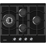 Heinner HBH-M452IWFGBK Gaskookplaat – 4 Branders – Wokbrander – Gietijzer