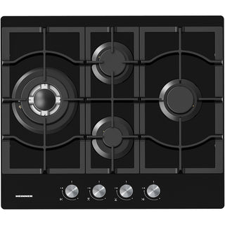 Heinner HBH-M452IWFGBK Gaskookplaat – 4 Branders – Wokbrander – Gietijzer