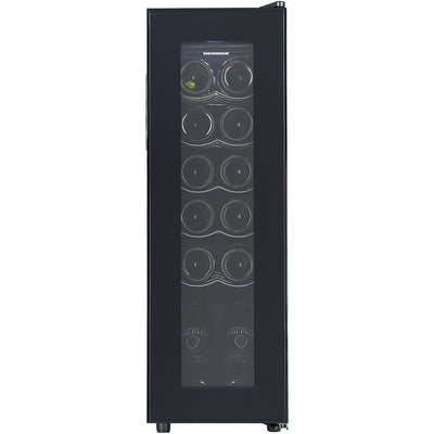 Heinner HRV-A45DRM12 wijnkoelkast – 45 liter – 12 flessen – metalen leggers