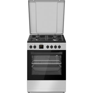 Heinner HFSC-S66FDC-BIX Gasfornuis – 4 Branders – Oven 6 Functies – Grill
