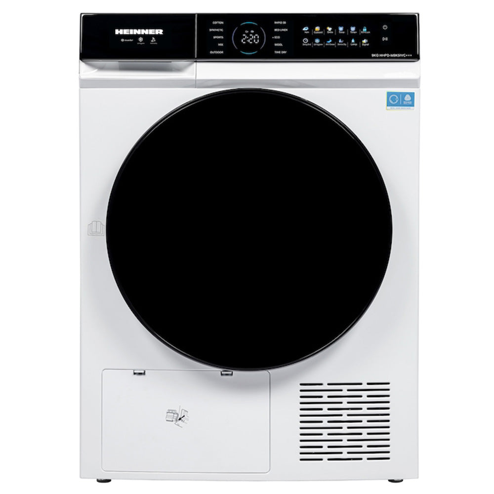 Heinner HHPD-M9K5IVC+++ Warmtepompdroger 9 kg – Inverter – Anti-kreuk