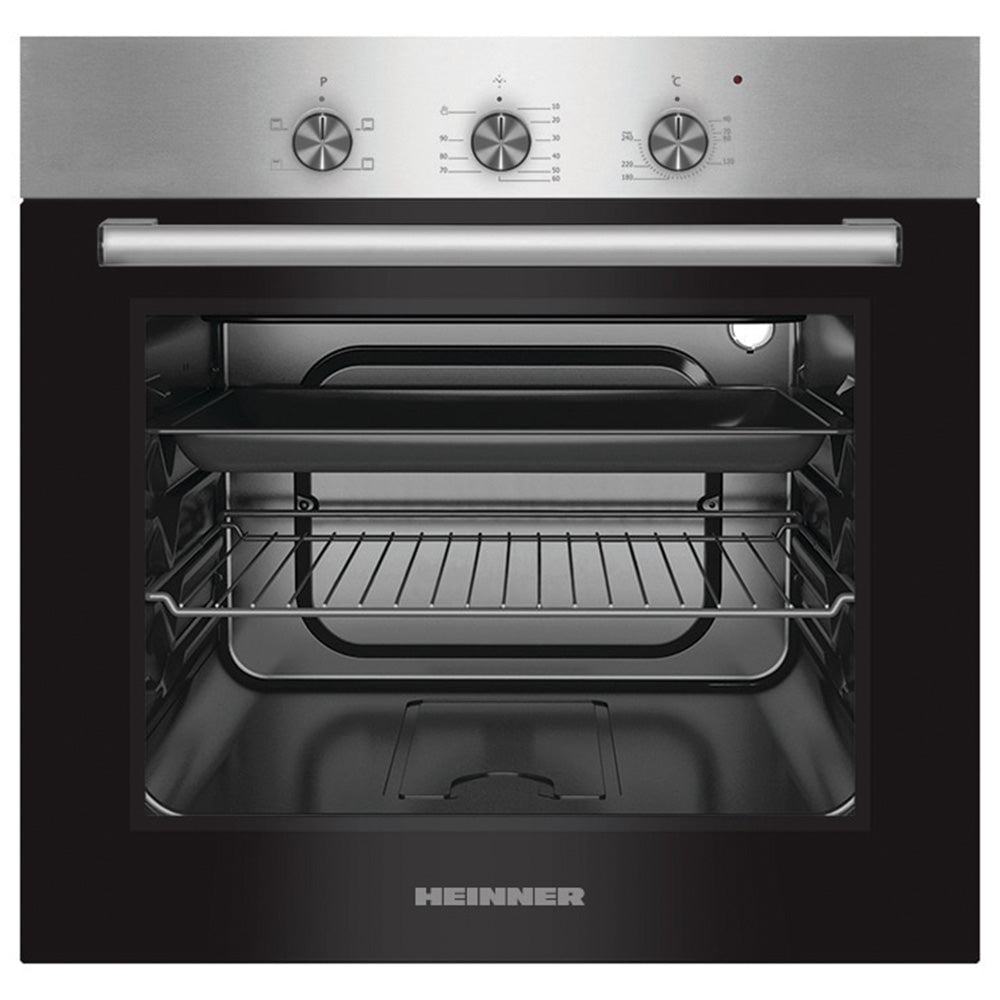 Heinner HBO-S624LTG-IX Inbouw Oven 62 L – Hetelucht – Grill