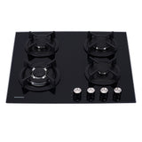 Heinner HBH-S584WI-GBK Gaskookplaat – 4 Branders – Wokbrander – Gietijzer