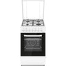Heinner gasfornuis HFSC-S60LITGC-WH – 50 cm – 4 zones – oven met 7 functies – grill – wit
