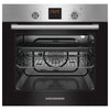 Heinner HBO-S567LDTGC-IX Inbouw Oven 56 L – Hetelucht – Grill – LED