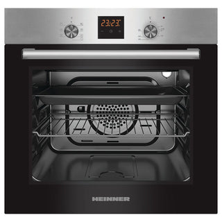 Heinner inbouw oven HBO-S567LDTGC-IX – 56 liter – hetelucht – grill – LED