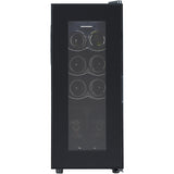 Heinner HRV-A28DRM8 Wijnkoelkast 28 L – 8 Flessen – Metalen Leggers