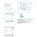 Heinner HBO-M709GCDRC-GBK Inbouw Oven 70 L – Hetelucht – Grill – Touch