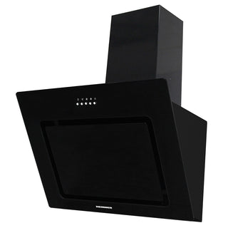 Heinner DCH-650RGBK afzuigkap schuin – 60 cm – 3 snelheden – zwart