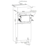 Heinner HMW-23BI-BK Magnetron – 23 L – Grill – LED – Kinderslot