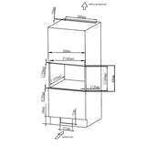 Heinner HMW-BI2360BK Magnetron – 23 L – Grill – LED – Kinderslot