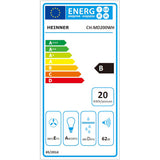 Heinner CH-MD200WH Onderbouw Afzuigkap 60 cm – 2 Snelheden