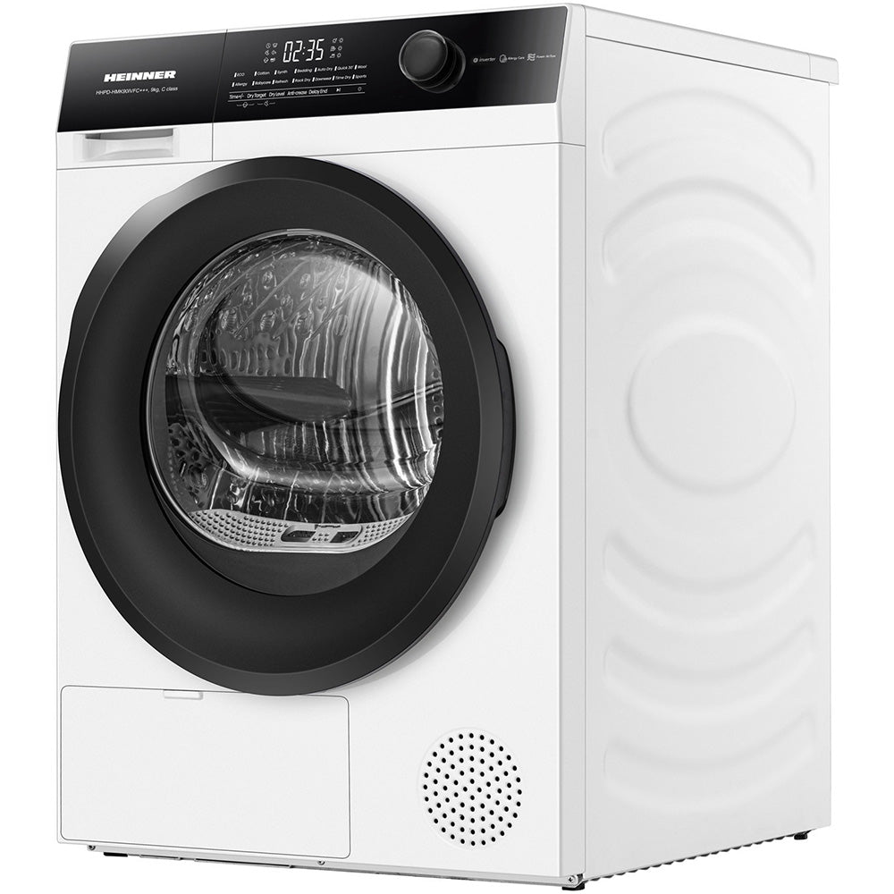 Heinner HHPD-HMK90IVFC+++ Warmtepompdroger – 9 kg – Inverter – Touch