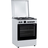 Heinner HFSC-S66FDC-BIX Gasfornuis – 4 Branders – Oven 6 Functies – Grill