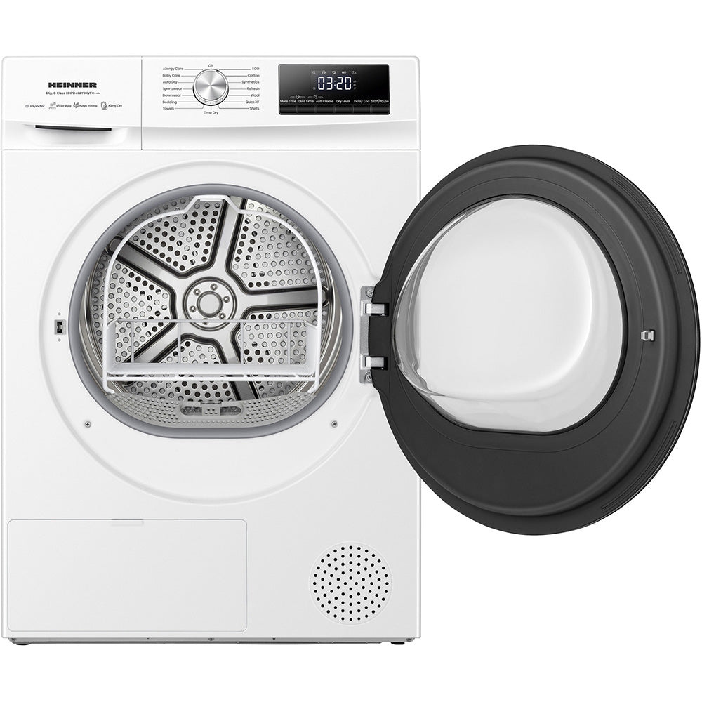 Heinner HHPD-HMY80IVFC+++ Warmtepompdroger – 8 kg – Inverter