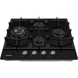 Heinner HBH-M452IWFGBK Gaskookplaat – 4 Branders – Wokbrander – Gietijzer