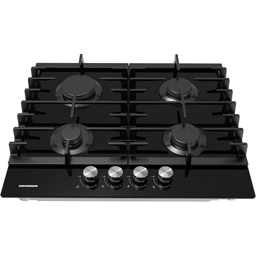 Heinner HBH-M421IRFGBK Gaskookplaat – 4 Branders – Gietijzer