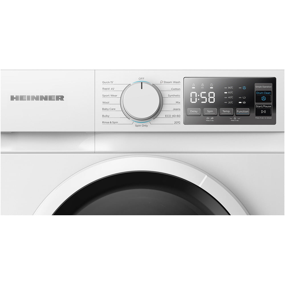 Heinner HWM-M814IVSMNA+++ Slanke Wasmachine 8 kg – 1400 RPM