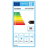 Heinner HBIH-MD600BK Inbouw Afzuigkap 52 cm – 3 Snelheden