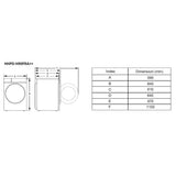 Heinner HHPD-H90FRA++ Warmtepompdroger – 9 kg – AirFlow