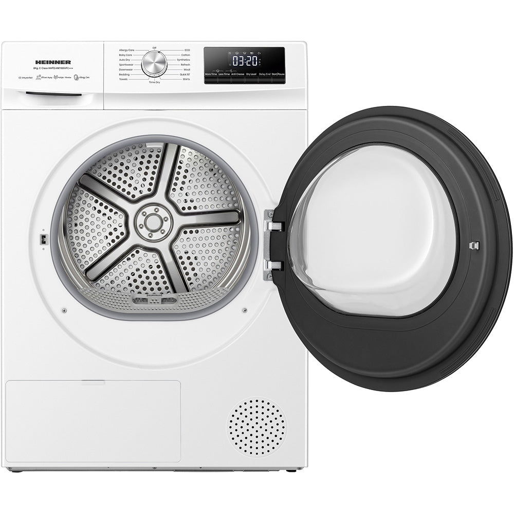 Heinner HHPD-HMY80IVFC+++ Warmtepompdroger – 8 kg – Inverter