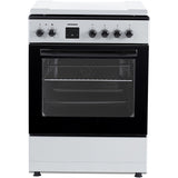 Heinner HFSC-S66FDC-BIX Gasfornuis – 4 Branders – Oven 6 Functies – Grill