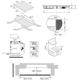 Heinner HBHI-M2ZB1FXTC Inductiekookplaat – 2 Zones – Touch – Kinderslot