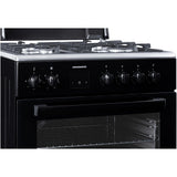 Heinner HFSC-S66FDCC-IBK Gasfornuis 50 cm – 4 Zones – Oven 6 Functies – Grill
