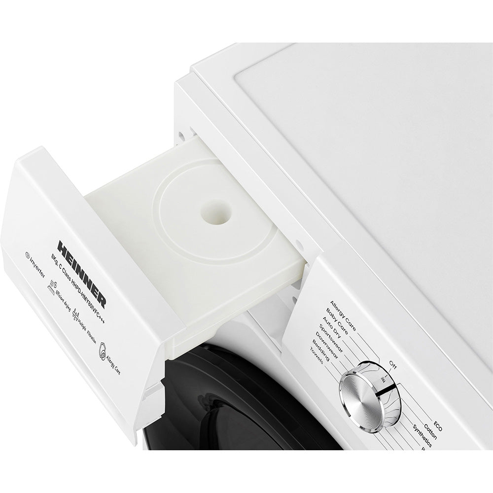 Heinner HHPD-HMY80IVFC+++ Warmtepompdroger – 8 kg – Inverter – afbeelding 6