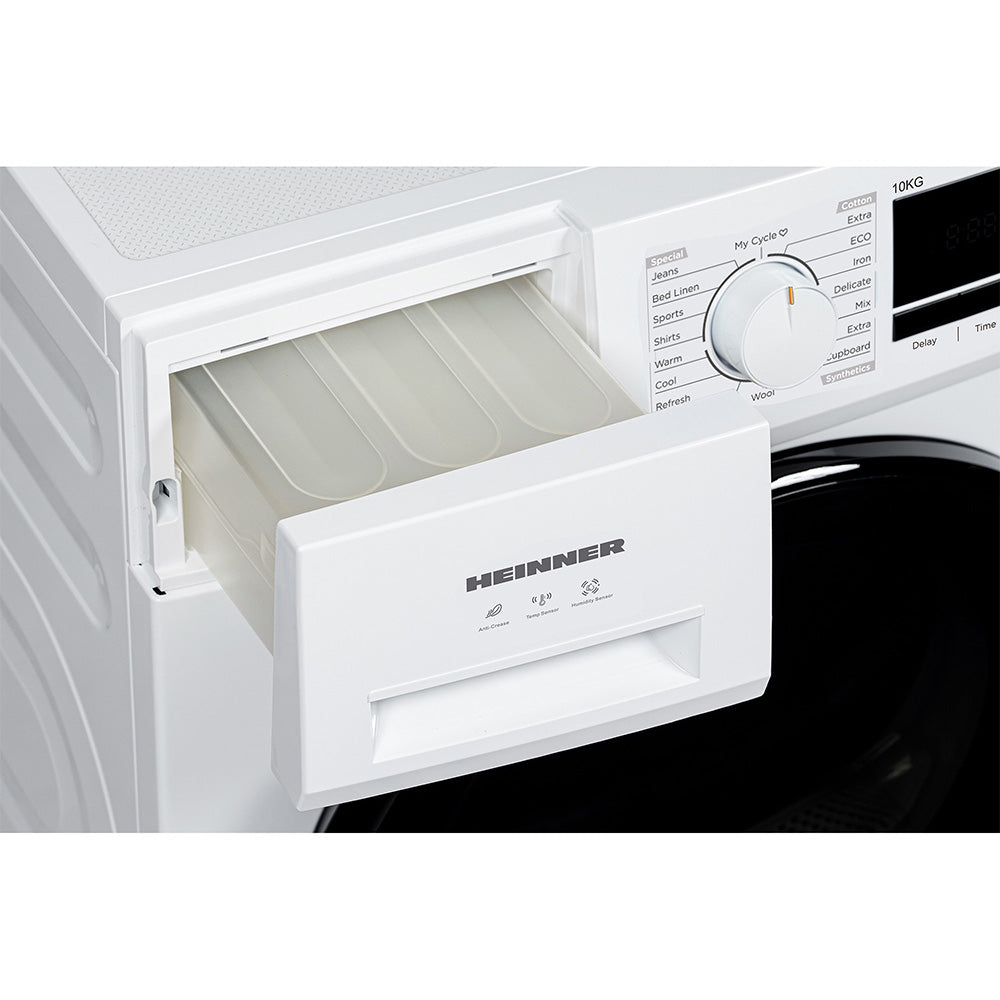Heinner HHPD-M10G5PBKD++ Warmtepompdroger – 10 kg – Anti-Kreuk