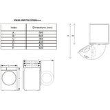 Heinner HWM-HME7012IVSMA+++ Slanke Wasmachine 7 kg – 1200 tpm - Inverter Motor