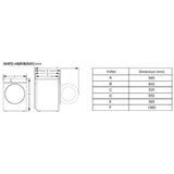 Heinner HHPD-HMY80IVFC+++ Warmtepompdroger – 8 kg – Inverter