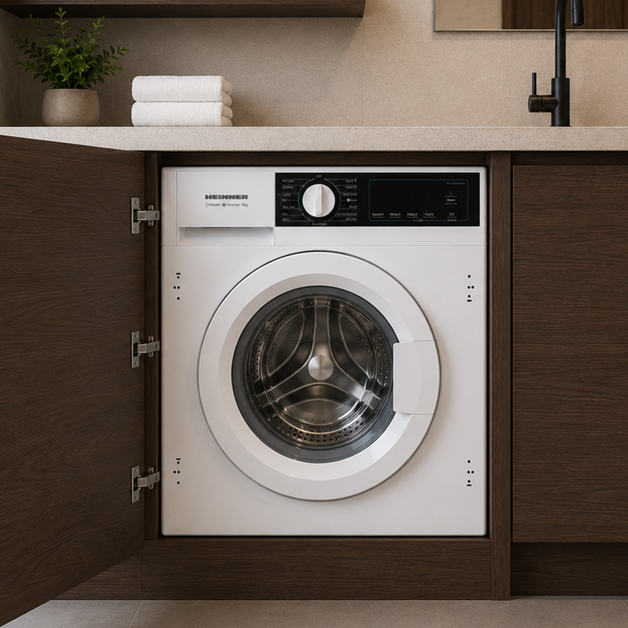 Heinner HWM-BI814IVA+++ Inbouw Wasmachine 8 kg – 1400 RPM
