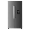 Fram FSBS-HM440NFXWDE Amerikaanse koelkast side-by-side – 439L – no frost – waterdispenser – LED touch display – zilver