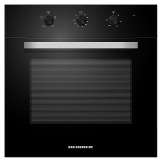 Heinner inbouw oven HBO-M654G-GBK – 70 liter – hetelucht – grill – zwart