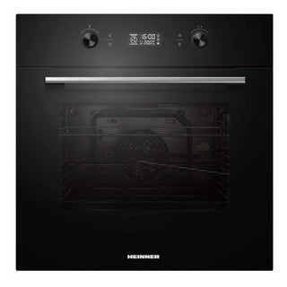Heinner inbouw oven HBO-M7010GCDRP-GBK – 70 L – pyrolytische zelfreiniging – hetelucht, grill, fermentatie – touchdisplay – energieklasse A – zwart glas – 5 jaar garantie