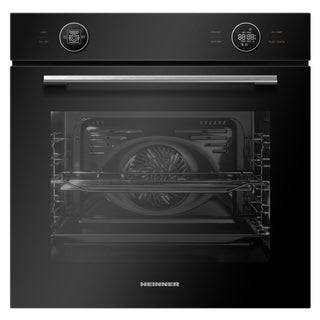 Heinner  HBO-M7210GCDRC-GBK Inbouw Oven 72L Grill Conventioneel Zwart Glas