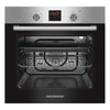 Heinner inbouw oven HBO-S567LDTGC-IX – 56 liter – hetelucht – grill – LED