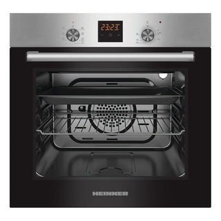 Heinner inbouw oven HBO-S567LDTGC-IX – 56 liter – hetelucht – grill – LED