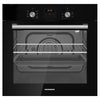 Heinner HBO-S568LDTGC-BK inbouwoven – 56 L – 7 functies – hetelucht, grill & timer – LED touch – energieklasse A – zwart