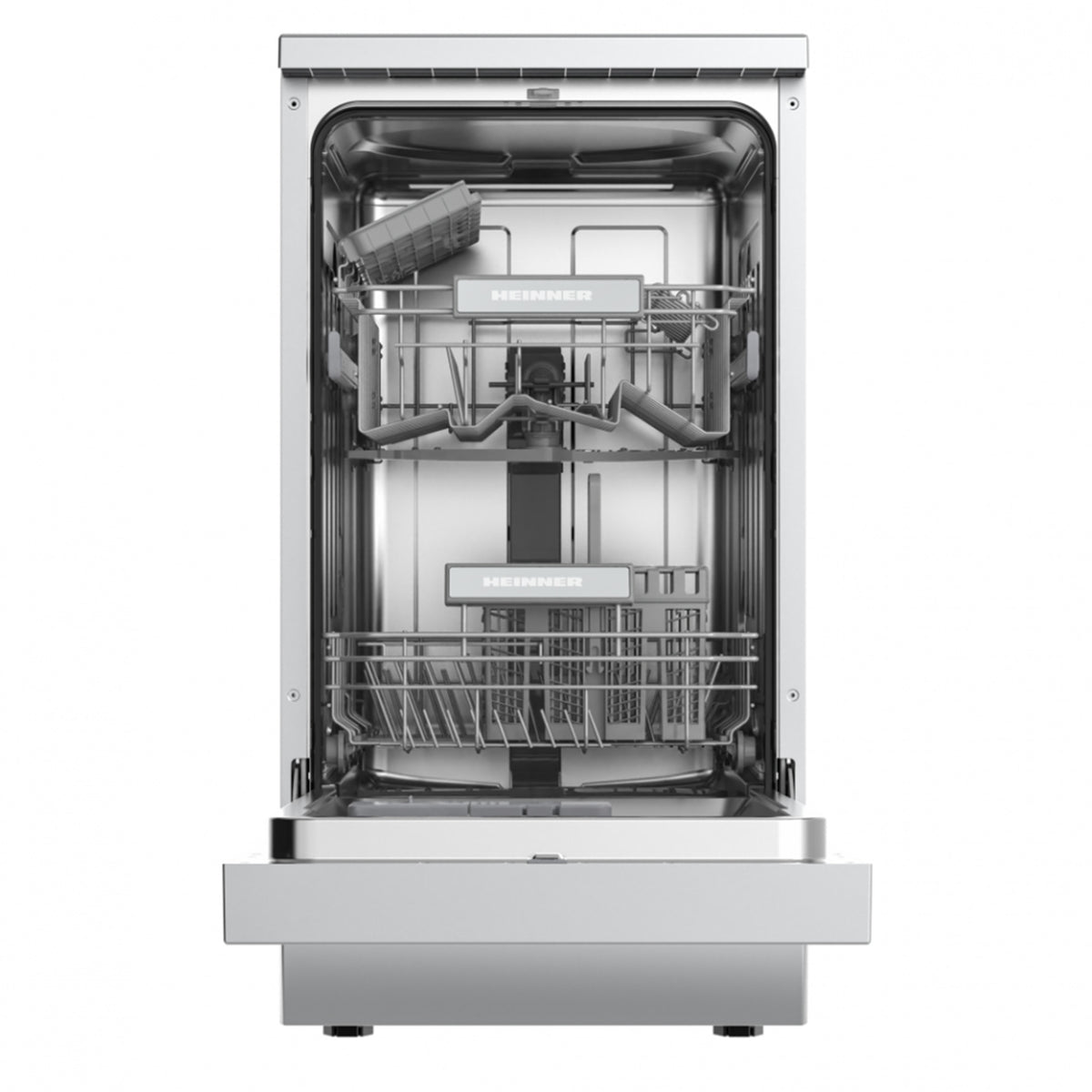 Heinner Freestanding Dishwasher HDW-FSM45609DXE – 9 place settings – AquaStop – energy class E – stainless steel – image 4