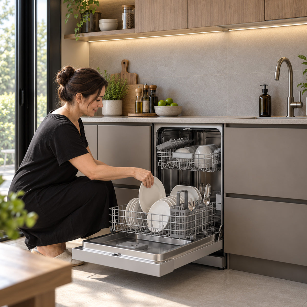 Heinner Freestanding Dishwasher HDW-FSM45609DXE – 9 place settings – AquaStop – energy class E – stainless steel – image 6