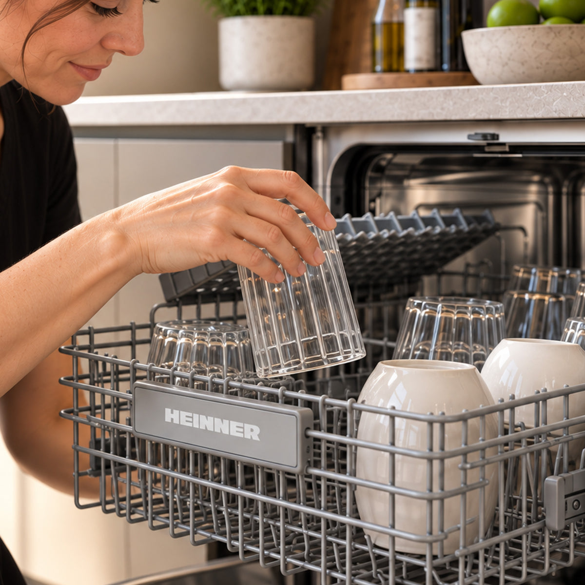 Heinner Freestanding Dishwasher HDW-FSM45609DXE – 9 place settings – AquaStop – energy class E – stainless steel – image 8